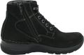 Wolky Hoge veterschoenen Whynot HV zwart nubuck - Zwart