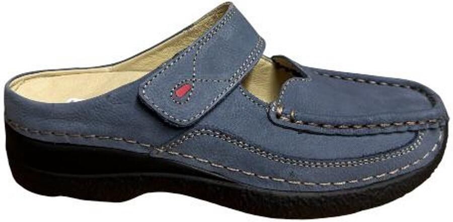 Wolky Dames Roll Slipper 0622713-840 Jeansblauw