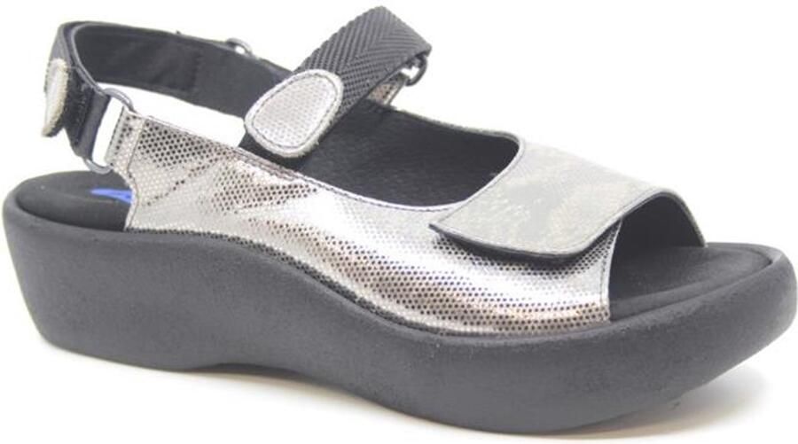 Wolky Sandaal Women Jewel Shimmer Leather Metal