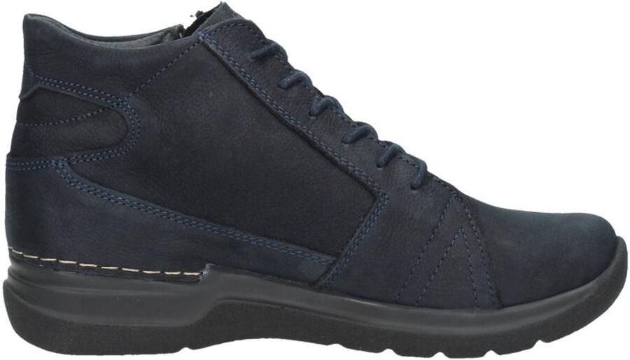 Wolky Dames Veterschoenen Boots 0660611 800 Why Antique Blauw
