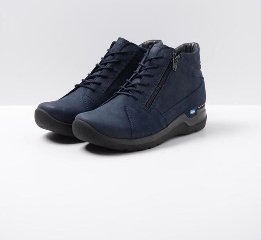 Wolky Dames Veterschoenen Boots 0660611 800 Why Antique Blauw - Foto 2