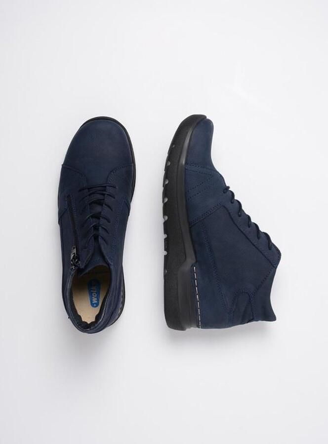Wolky Dames Veterschoenen Boots 0660611 800 Why Antique Blauw - Foto 7