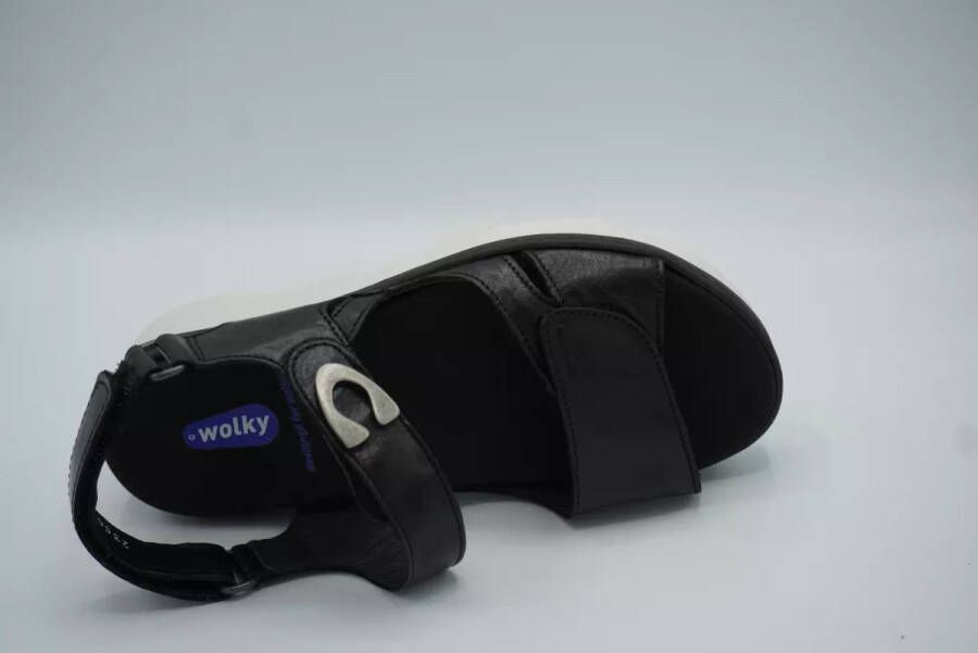 Wolky Dames Sandalen 0235033 010 Medusa Reflex Zwart - Foto 8