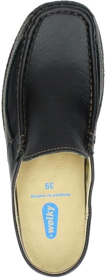 Wolky Muiltjes 'Pantolette Damen 620270 Glattleder in schwarz' zwart - Foto 15