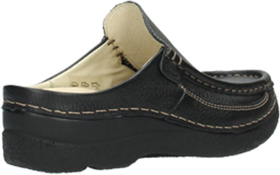 Wolky Muiltjes 'Pantolette Damen 620270 Glattleder in schwarz' zwart - Foto 16
