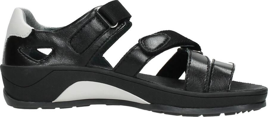 Wolky Shoe > Outlet > Sandalen Ripple zwart microfiber