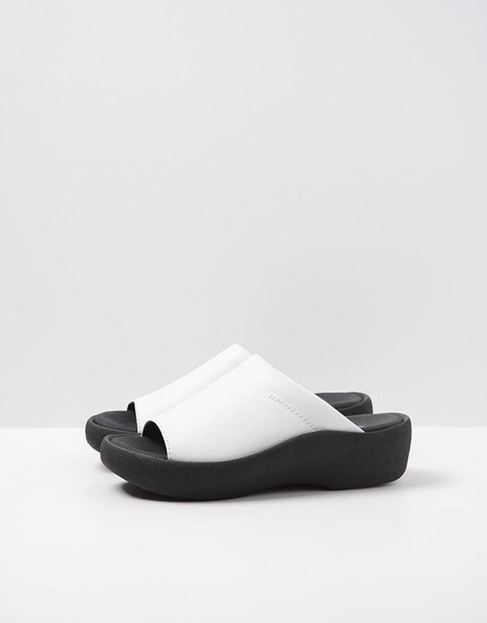 Wolky Slippers 03201 Nassau 30100 wit leer - Foto 2