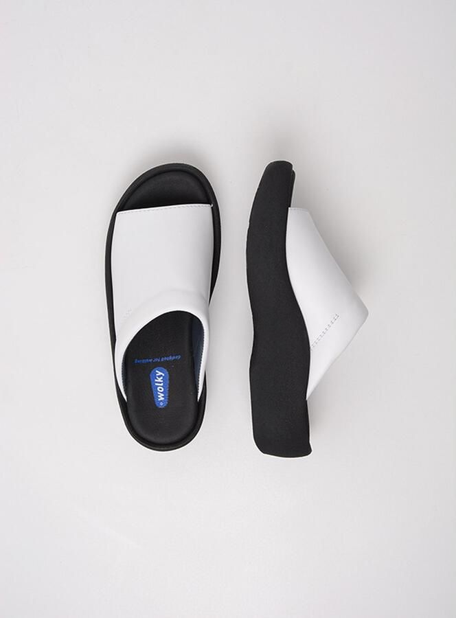 Wolky Slippers 03201 Nassau 30100 wit leer - Foto 4