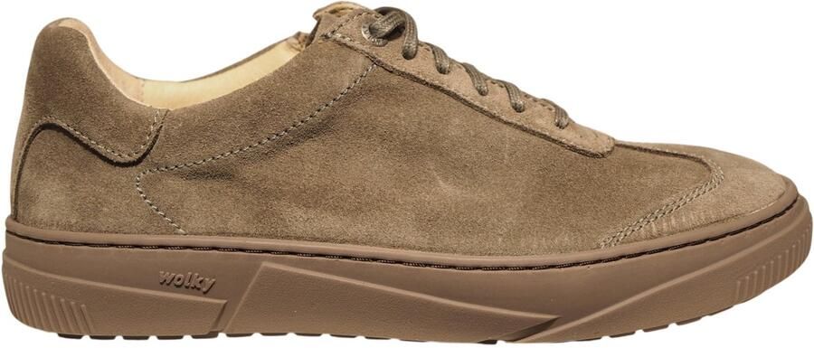 Wolky suède grijze dames sneakers Foria Castor Grey