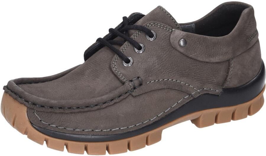 Wolky unisex veterschoenen grijs