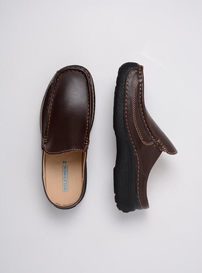 Wolky Shoe > > Comfortschoenen Roll Slide bruin leer - Foto 3