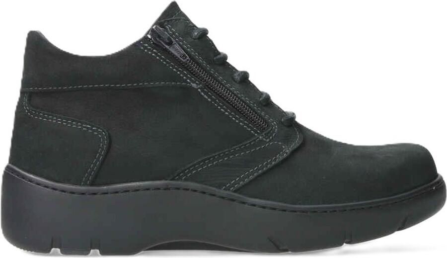 Wolky Veterschoenen Annemarie XW zwart nubuck
