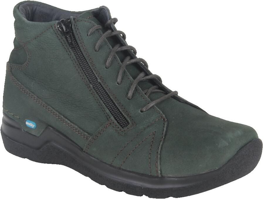 Wolky 0660611 719 Why Veterschoenen Groen Nubuck Dames Groen