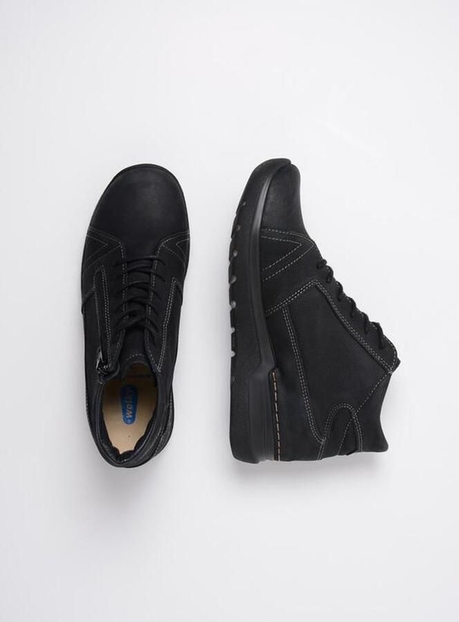 Wolky Zwarte Comfortabele Veterschoen voor Black - Foto 6
