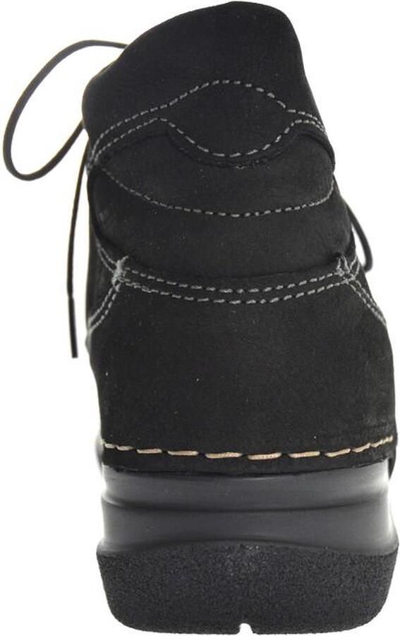 Wolky Zwarte Comfortabele Veterschoen voor Black - Foto 12