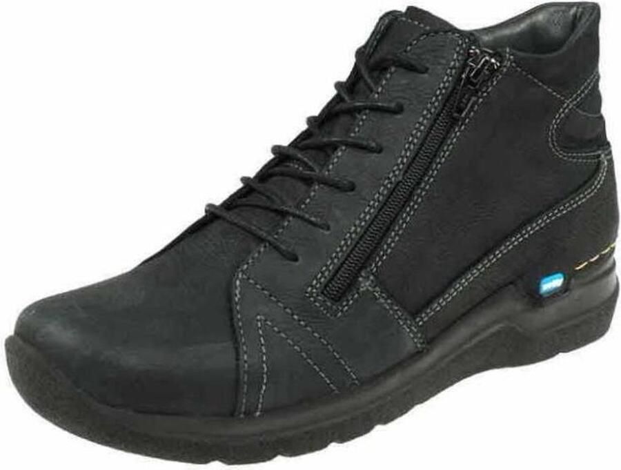 Wolky Zwarte Comfortabele Veterschoen voor Black - Foto 5