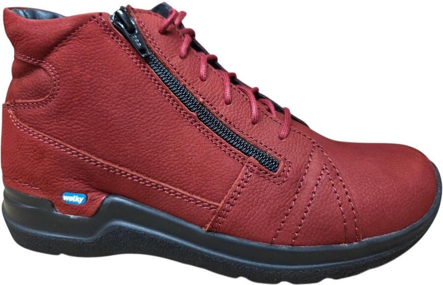 Wolky Why Veterschoenen Hoog Rood - Foto 2