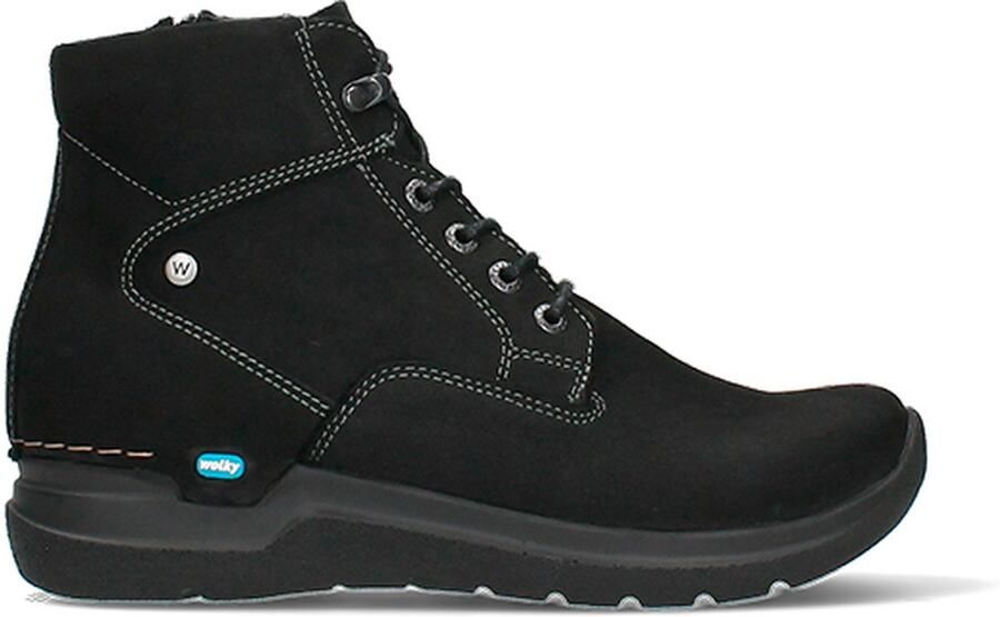 Wolky Hoge veterschoenen Whynot HV zwart nubuck - Foto 7