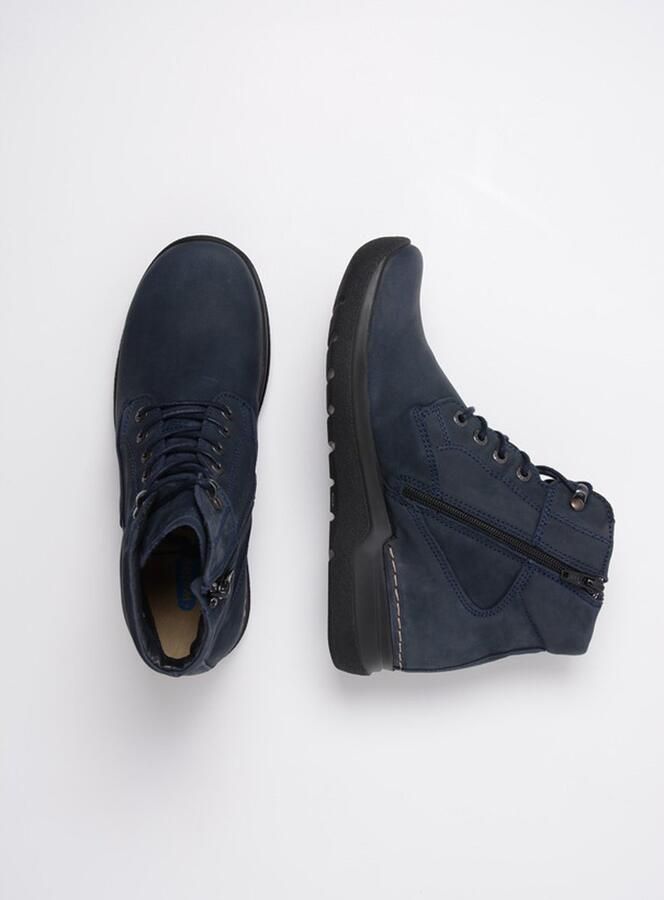 Wolky Hoge veterschoenen Whynot HV blauw nubuck - Foto 5