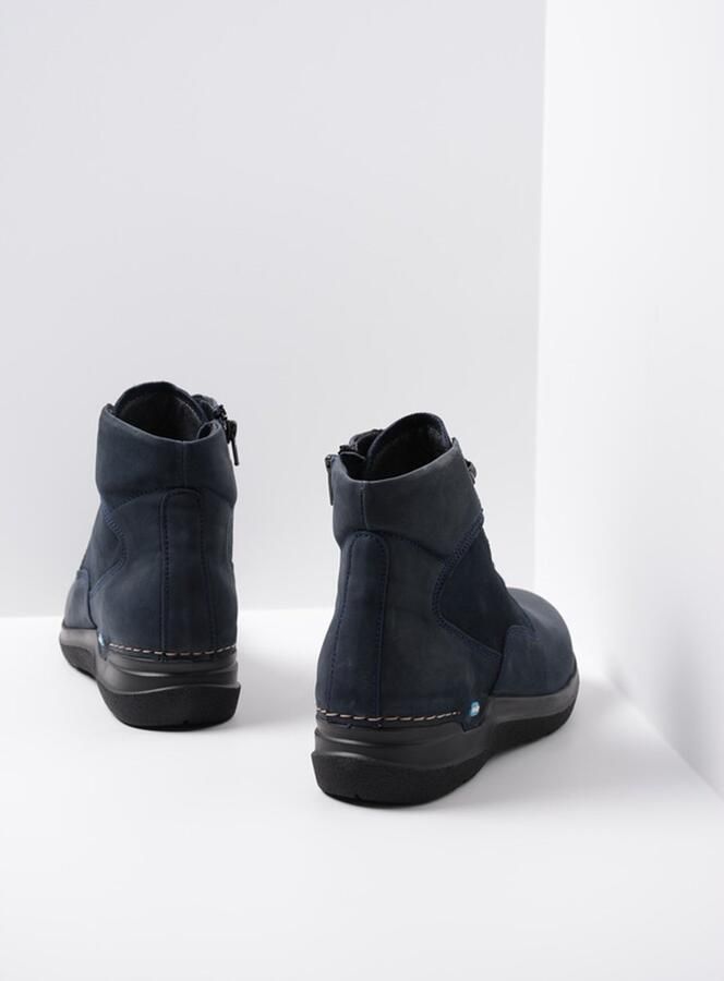 Wolky Hoge veterschoenen Whynot HV blauw nubuck - Foto 7