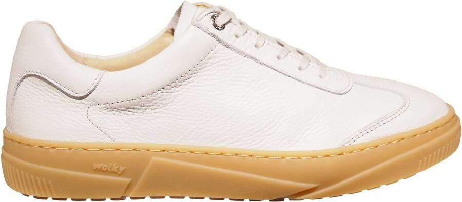 Wolky witte leren dames sneakers Foria
