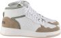 Womsh Witte Hoge Sneaker met Unieke Details White Heren - Thumbnail 2