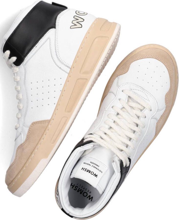 Womsh Ink High Hoge sneakers Leren Sneaker Heren Wit - Foto 3
