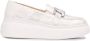 Wonders Tweekleurige leren sleehak moccasin Gray Dames - Thumbnail 1