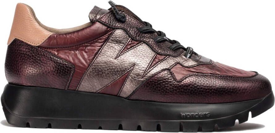 Wonders -Dames bordeaux sneakers