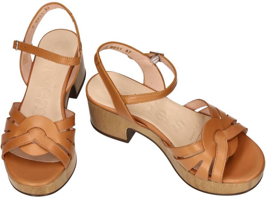 Wonders -Dames camel sandalen