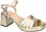 Wonders -Dames goud sandalen - Thumbnail 1