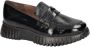 Wonders -Dames zwart ballerina's & mocassins - Thumbnail 1