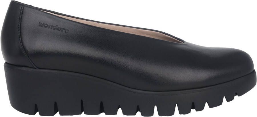 Wonders Fly dames instapper zwart