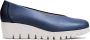 Wonders Fly Damesloafer met MemoryGel Binnenzool Blue Dames - Thumbnail 2