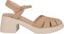 Wonders Haizea dames sandaal beige - Thumbnail 1