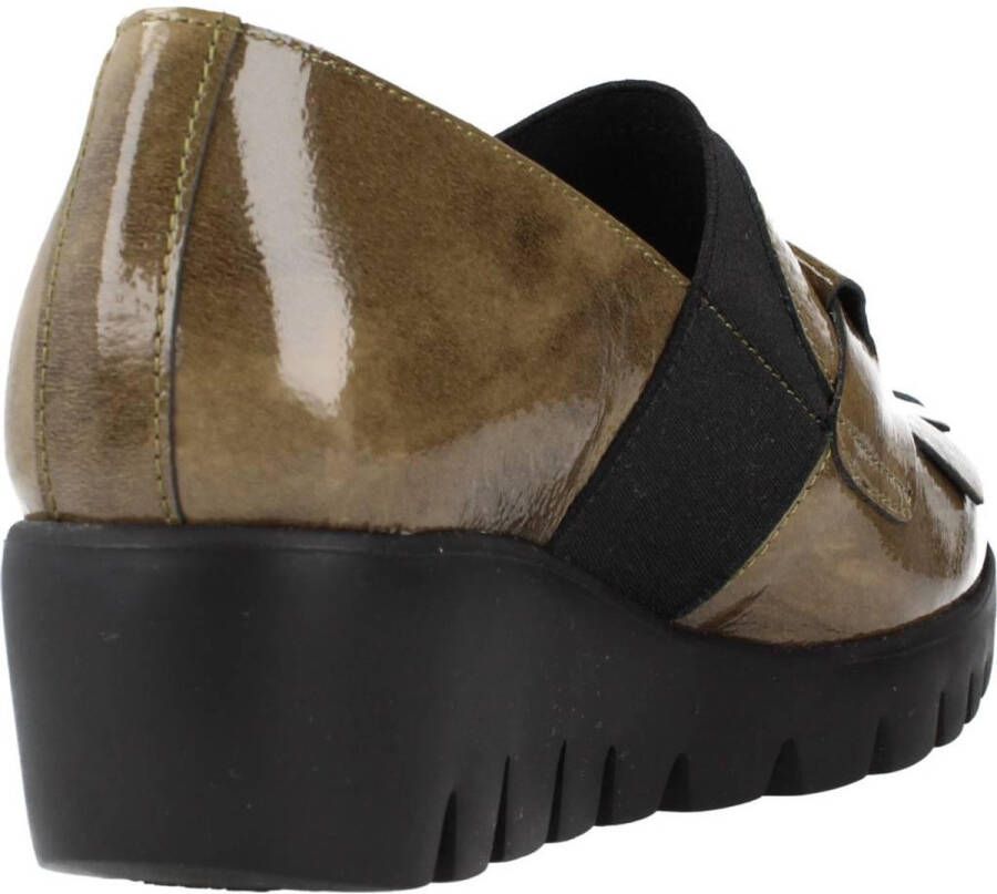 Wonders Stijlvolle Comfortabele Loafers voor Vrouwen Green Dames