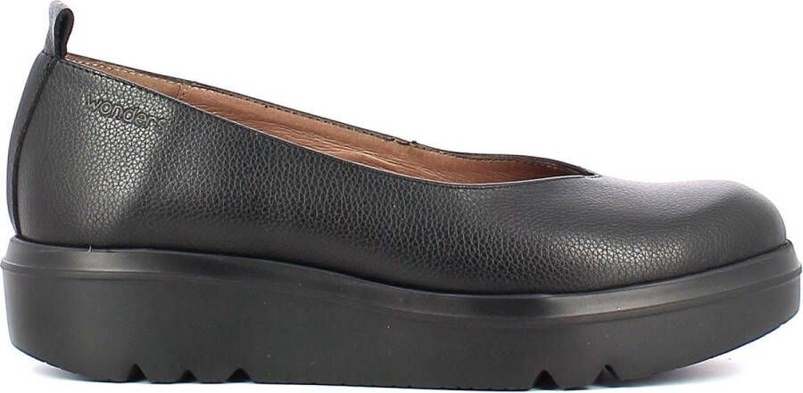 Wonders Lewis Loafer met MemoryGel Binnenzool Black Dames