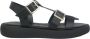 Wonders Luz dames sandaal zwart - Thumbnail 1
