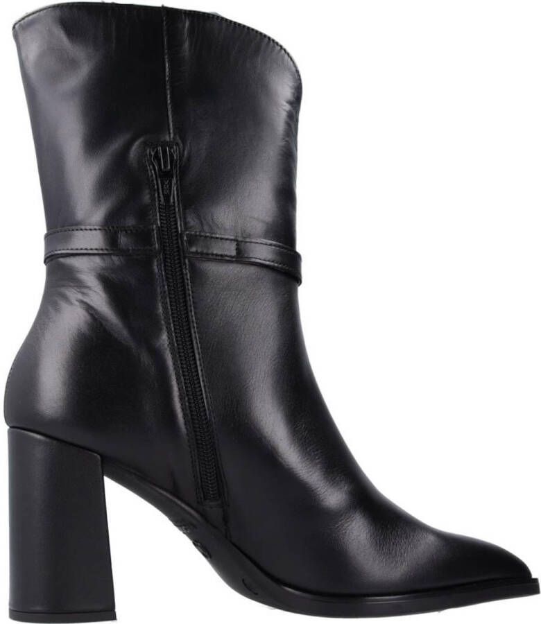 Wonders Heeled Boots Black Dames