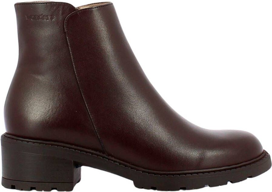 Wonders Bruine leren enkellaarsjes Club - Foto 2