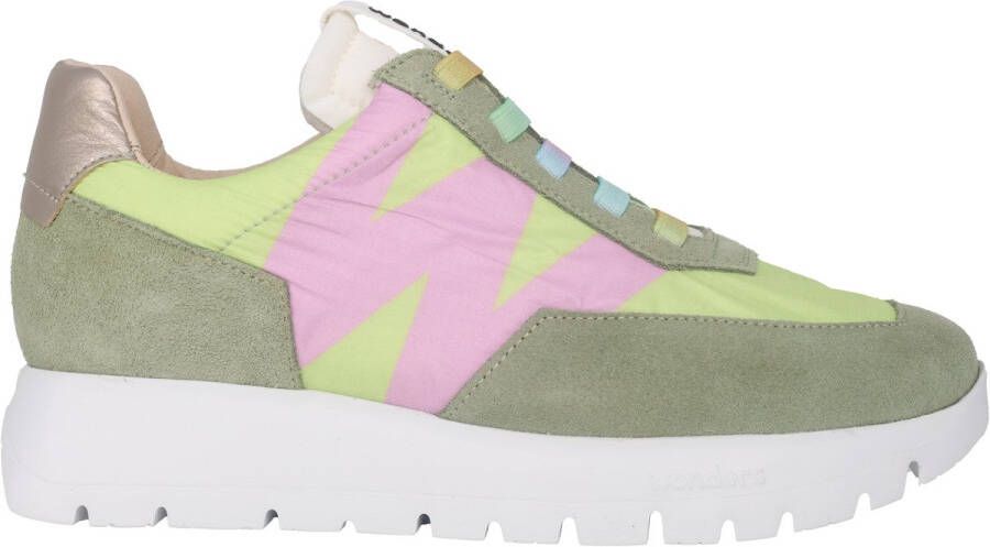Wonders Odisei dames sneaker groen