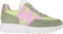 Wonders Odisei dames sneaker groen - Thumbnail 1