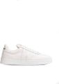 Wonders Oliver Herensneaker Wit Leer Ingedrukt Logo Maxi Zool - Wit