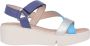Wonders Pandora dames sandaal blauw - Thumbnail 1