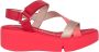 Wonders Pandora dames sandaal rood - Thumbnail 1