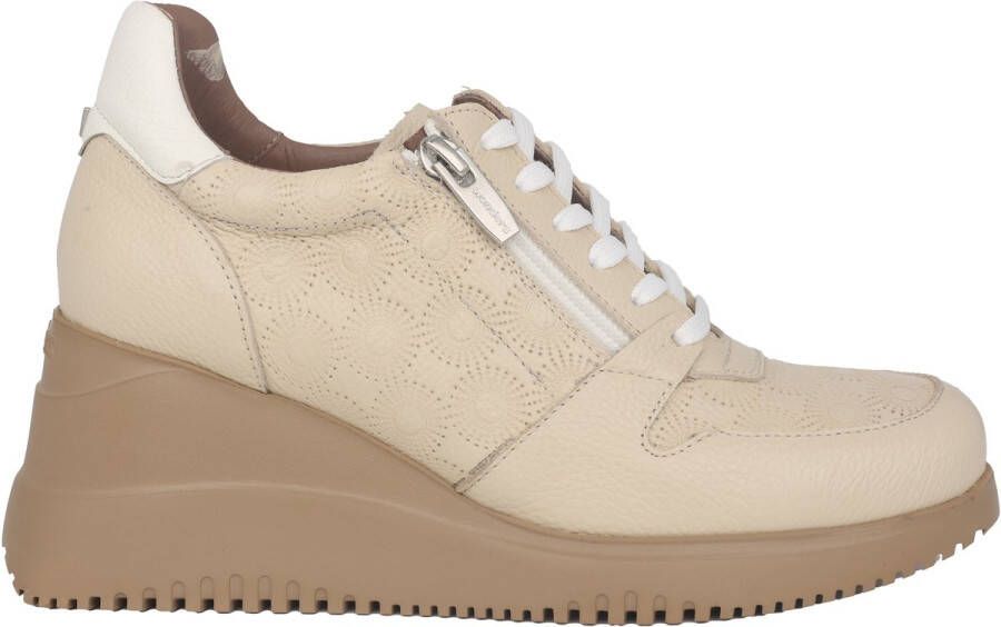 Wonders Rainbow dames sneaker beige