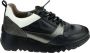 Wonders Lichte en comfortabele leren sneaker Zwart Dames - Thumbnail 1
