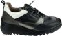 Wonders Lichte en comfortabele leren sneaker Zwart Dames - Thumbnail 1