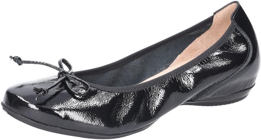 Wonders A30130 LACK NEGRO dames veterschoenen zwart