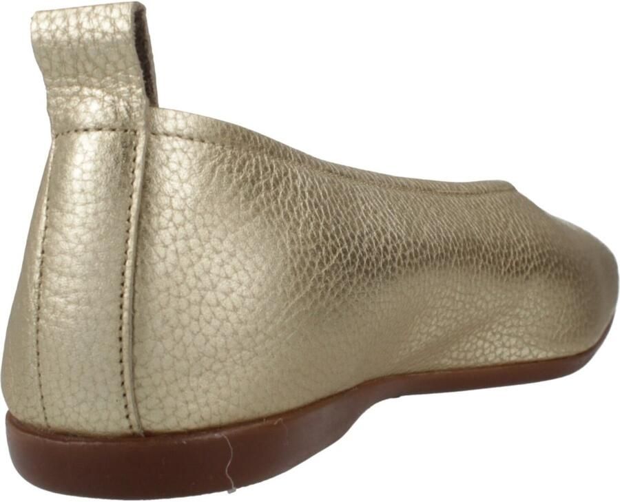 Wonders Pepa61 gouden leren ballerina pumps